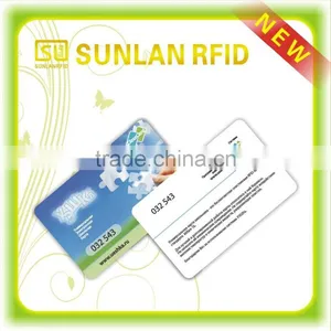 PVC RFID Magnetic Strip Business Card for Membership Promotion System thumbnail-1