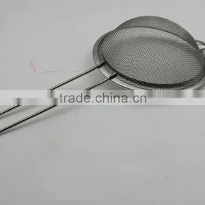 Culina Fine Mesh Stainless Steel Strainers, Silver, Set of 3 thumbnail-4