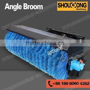 Dingo Angle Broom, Sweeper Broom for Mini Skid Steer Loader thumbnail-1