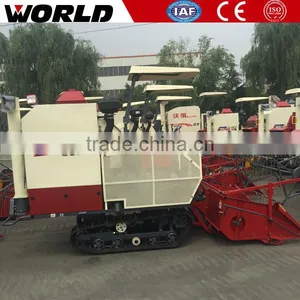 32hp Full Feeding 0.5m3 Grain Tank Mini Price of Rice Combine Harvester thumbnail-3