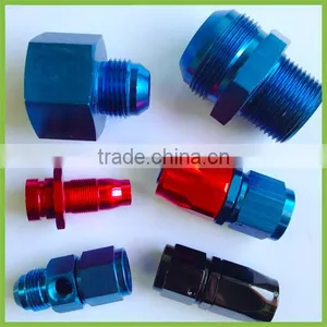Auto Parts Female Male Threaded AN Fittings Aluminum Fuel Pipe Fittings thumbnail-2