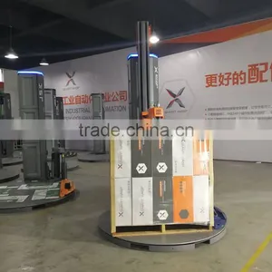 Top Pressure Plate Automatic Pallet Stretch Wrapping Machine With Automatic Cutting thumbnail-5