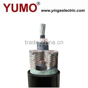 YUMO Non-metallic Shielding Flexible Rubber Cable With Monitoring Core for Movable Coal Mining Machines thumbnail-1
