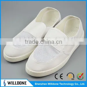 Willdone Hot Sale Mesh Shoes Side Esd Safety Cleanroom Shoes thumbnail-1