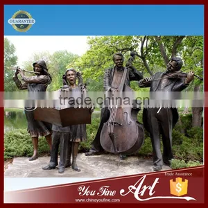 Hot Sales Music Group Bronze Concert Sculpture thumbnail-1