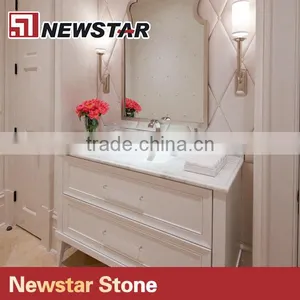 Newstar American Hotel Quartz Prefab Bathroom Countertop thumbnail-1