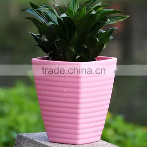 Garden Supplies Attractive Colorful Plastic Wholesale Flower Pots thumbnail-5
