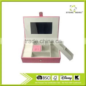 Jewelry Box Organizer Display Storage Case for Travel Home Use thumbnail-1