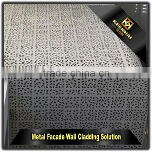 Laser Cutting Decorative Wall Cladding Colored Anodized Aluminium Sheets thumbnail-6