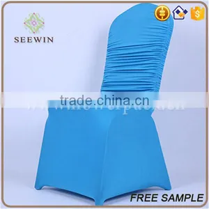 Normal Pattern Ruffled Cheap Spandex Chair Cover thumbnail-4