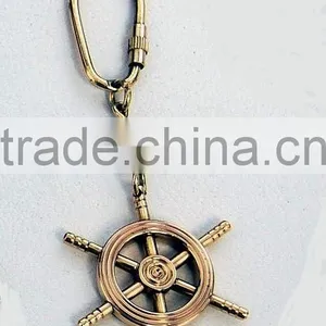 Keychain Shipwheel, Keychains, Keychain Gift, Metal Keychains, Promotional Keychains, Nautical Keychains, Key Ring, Keychain, thumbnail-1