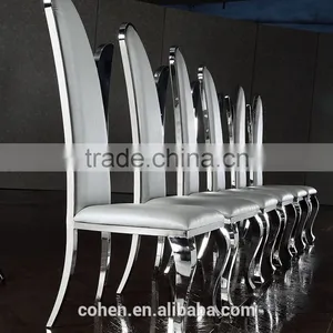 Cohen Furniture Factory Direct Sale Modern Glass Top Dining Table and Chair/restaurant Table for Stainless Steel Furniture thumbnail-5
