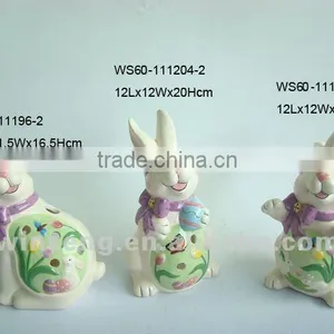 Easter Rabbit Ceramic Oil Burner, Ceramic Fragrance Oil Burner, Decorative Oil Burners thumbnail-1