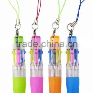 Mini Multi Color Ball Pen With Lanyard thumbnail-1