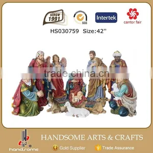 Polyresin Christmas Decoration Nativity Set Outdoor Nativity Scence thumbnail-1