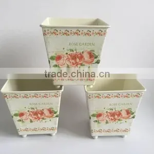Hand Painted Metal Planters thumbnail-1