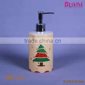 Ceramic Fancy Body Lotion Bottles With Plastic Pump thumbnail-5