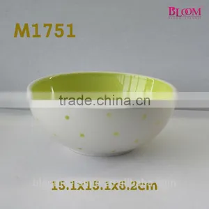 Personalized Bloom Ceramic Color Inside Bowl thumbnail-1