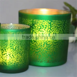Shining Glass Candle Holder for Table Decoration thumbnail-1