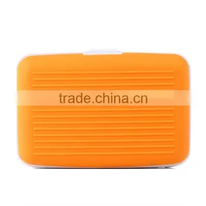 Silicone Wallet Purse Business Name ID Credit Card Holder Case thumbnail-1