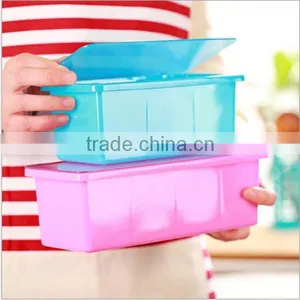 OEM Three Color Food-Grade Home Kitchen Plastic Spice Case Condiment Tank Seasoning Box Supplier In ShenZhen thumbnail-1