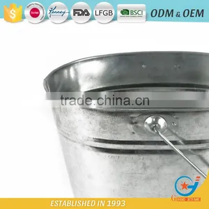 Galvanized Garbage Box Metal Outdoor Trash Cans thumbnail-4
