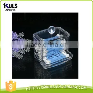 Cotton Swabs Storage Box Transparent PMMA Home Storage Box thumbnail-1