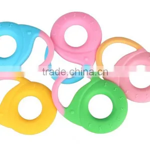 Silicone Ring Baby Teether thumbnail-1