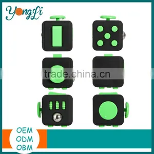 2016 Wholesale New Design Desk Toys Children and Adults Relieves Stress Fidget Cube thumbnail-3