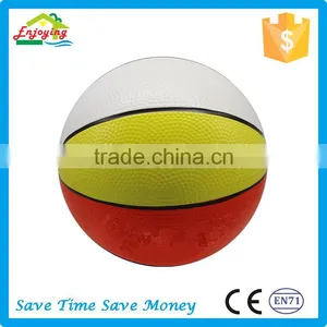 High Quality Enviromental Material Small Mini Kids Toys Rubber Pvc Basketball for Sale thumbnail-2