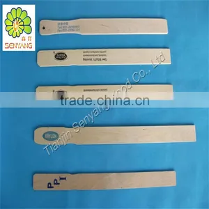 Custom Logo Printed Birch Wooden Paint Paddle thumbnail-3