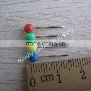 Customizable 4mm Ball Head Coloured Short Map Pins thumbnail-1