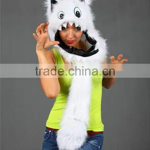 Fashion Classical Soft Real Animal Mink Fur Hood Hats thumbnail-1