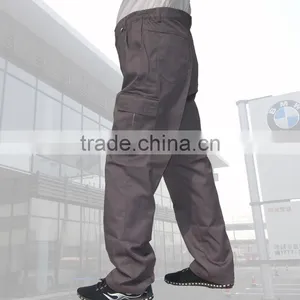 Juqian 2016 Custom Logo Cheap Mens Overall Industrial Multi-pocket Loose Fit Cargo Work Pants thumbnail-4