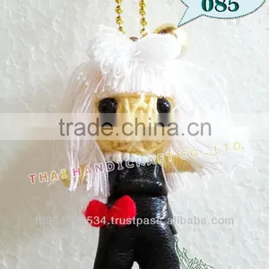 Handmade Keychains Keyrings Voodoo Doll String Accessories Bag Gifts thumbnail-1