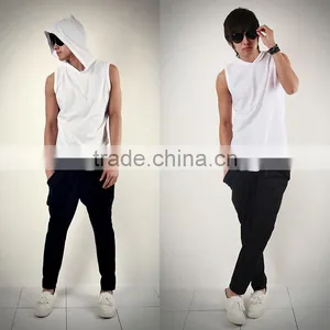 Polyester & Cotton Men Athletic Tank, Different Size for Choice, Solid, More Colors for Choice, Sold By PC thumbnail-4