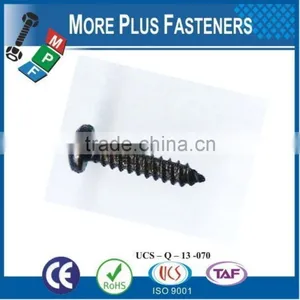 Made In Taiwan Special Screw Pan Head No 3 Square Drive Tapping Screw Type 17 Flat Top Pan Head With Knurl thumbnail-3
