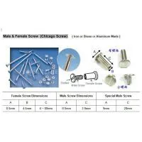 Rapid Rivet, Chicago Screw, Tubular Rivet, Snap Rivet, Crocs Rivet, Rivet Fastener, Split Rivet, Semi Tubular Rivet, Bifurcated Rivet, Rivet Manufacturer, Book Screw thumbnail-2