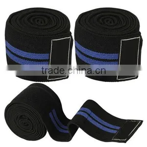 Heavy Duty Knee Wraps For Power-lifting/Bodybuilding Gym Training thumbnail-1