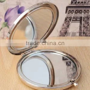 70mm Dia Promotional Cheap Metal Pocket Mirror/Cosmetic Mirror/Makeup Double Sided Metal Mirror DubaaFashion.com thumbnail-3
