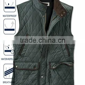 2016 Diamond Quilted Mens Sleeveless Jacket thumbnail-1
