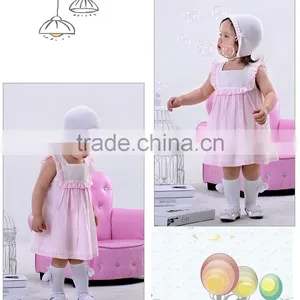 Wholesale Child Clothing Baby Girls Dress Designs Picture of Sleeveless Cotton Baby Dress thumbnail-4