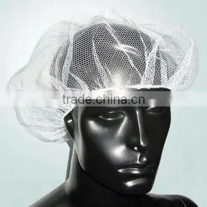 Disposable Black Soft Nylon Hairnets/mesh Hairnets thumbnail-1