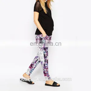 New Fashion Casual Floral Printed Women's Harem Pants Wholesale thumbnail-2