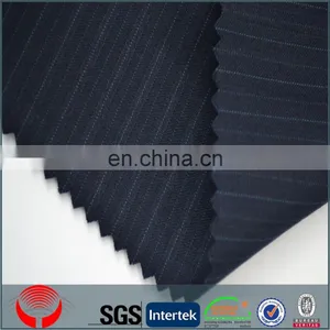 Polyester Rayon Fabric Suiting Fabric With Stripe/stripe Fabric for Suiting thumbnail-3