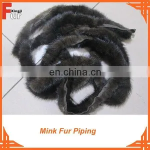 For Garment Chinese Mink Fur Piping thumbnail-1