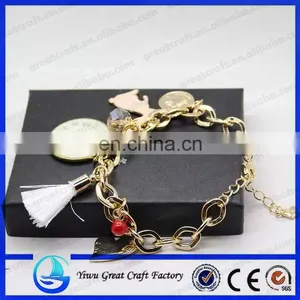 Pearl Bracelet Alloy Pendants Hand Chain Crystal Bracelet thumbnail-5