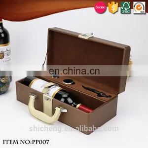 Champagne Glass Bottle Gift Box With Handle thumbnail-4