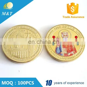 2016 Customize Gold Embossed Souvenir Coin thumbnail-1