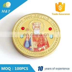 2016 Customize Gold Embossed Souvenir Coin thumbnail-3